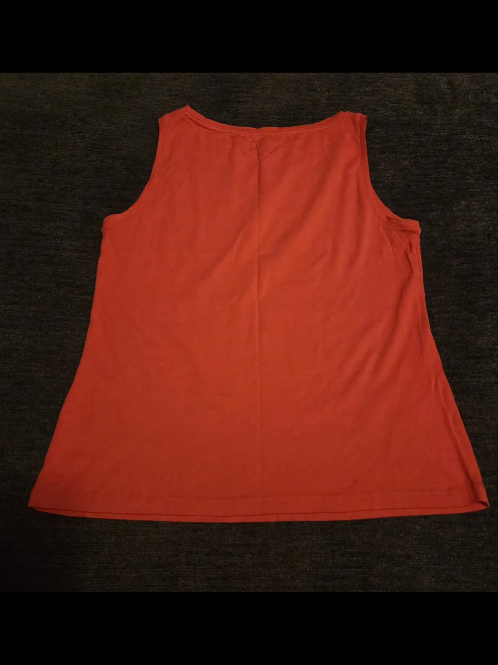 Talbots Pink Cotton Tank Top. Size L - Picture 3 of 5